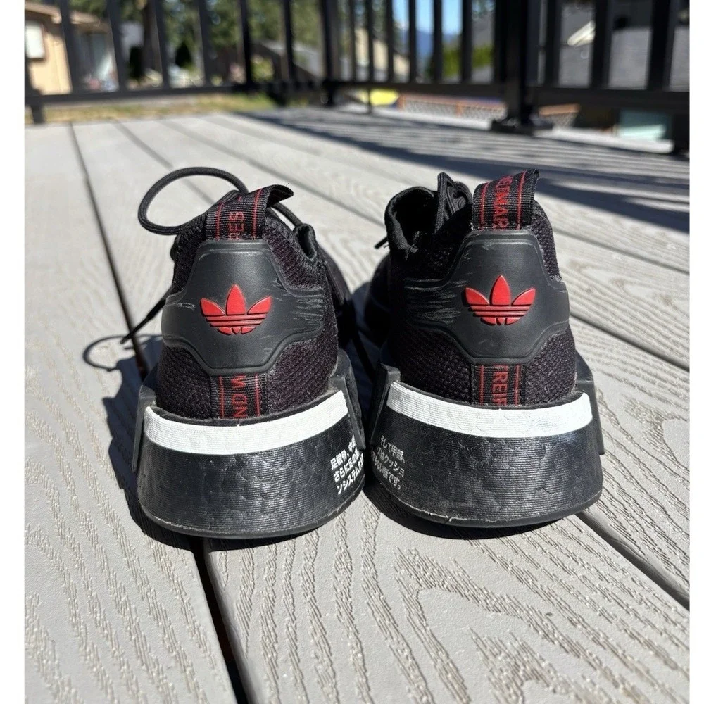 Adidas NMD R1 Black Scarlet Japan Mens Size 8 RARE